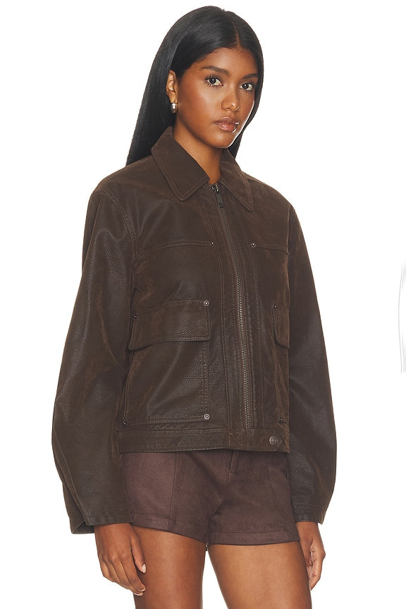 X We The Free Blair Faux Suede Sierra Jacket