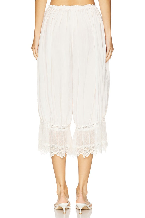 x Intimately FP Forever Young Pant In White Alyssum