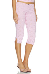 Full Bloom Capri Pant In Sweet Dream
