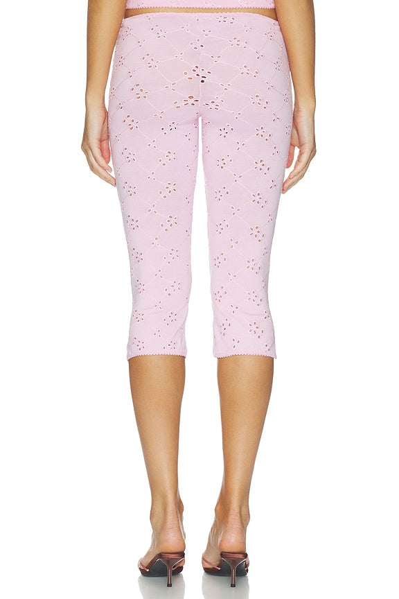 Full Bloom Capri Pant In Sweet Dream