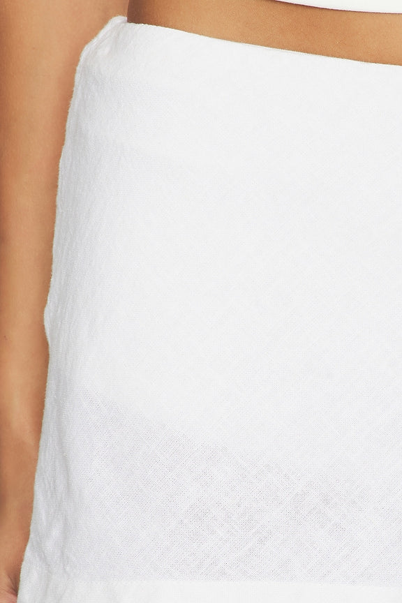 x free-est My Little Micro Mini Skirt In Ivory