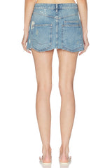 X We The Free Dolly Denim Mini Skirt
