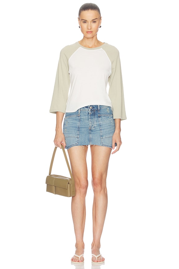 X We The Free Dolly Denim Mini Skirt