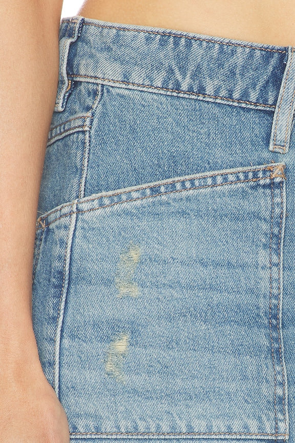 X We The Free Dolly Denim Mini Skirt