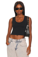 x Intimately FP Clean Lines Muscle Cami In Black