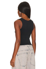x Intimately FP Clean Lines Muscle Cami In Black