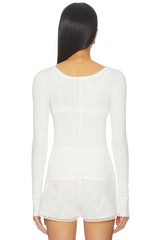 End Game Pointelle Long Sleeve