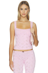 Full Bloom Eyelet Cami