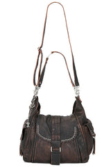x We The Free Leigh Distressed Hobo Bag