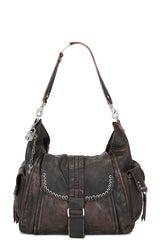 x We The Free Leigh Distressed Hobo Bag
