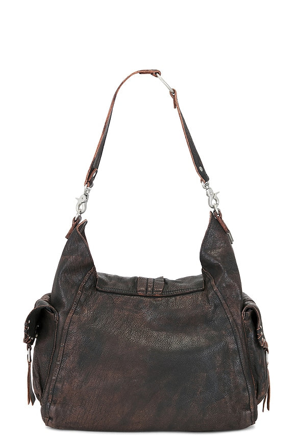 x We The Free Leigh Distressed Hobo Bag