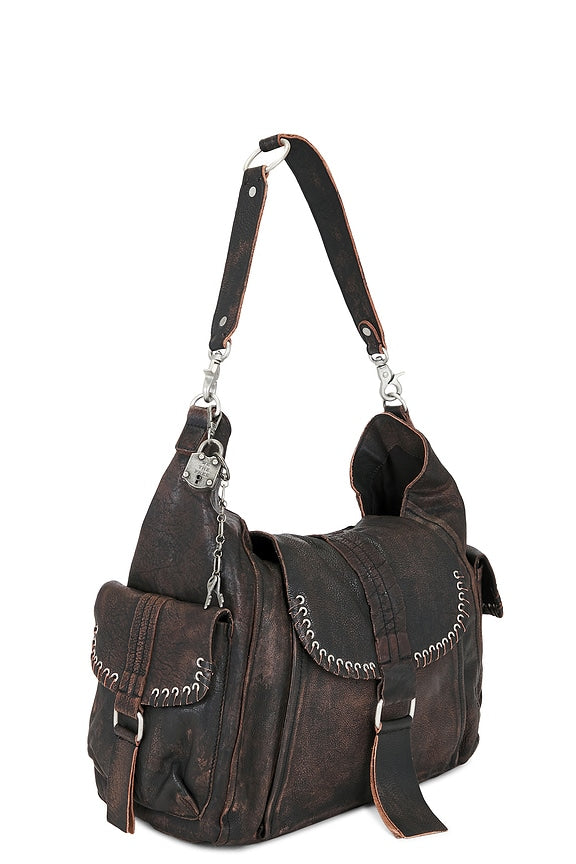x We The Free Leigh Distressed Hobo Bag
