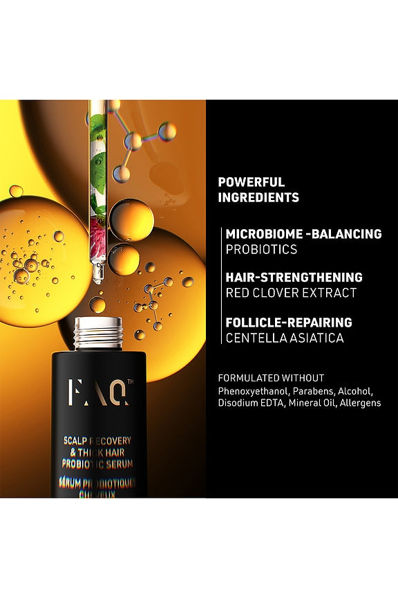 FAQ Scalp Recovery &amp; Thick Hair Probiotic Serum