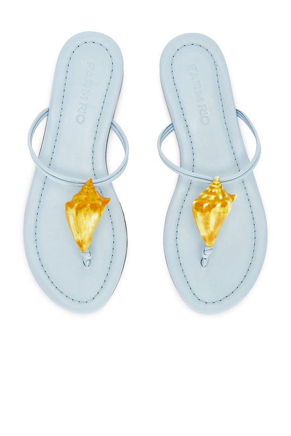 Shell Flat Sandal