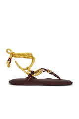 Fl&ograve; Twin Beaded Sandal