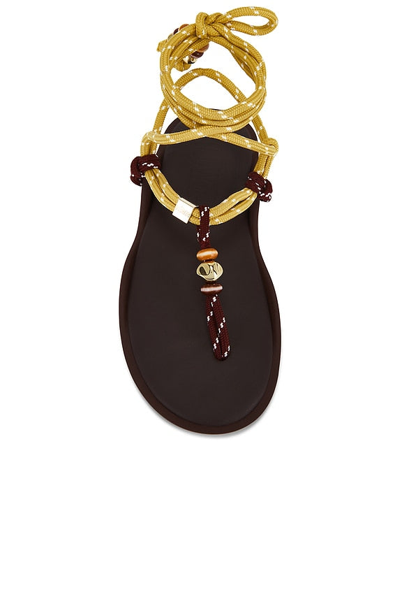 Fl&ograve; Twin Beaded Sandal