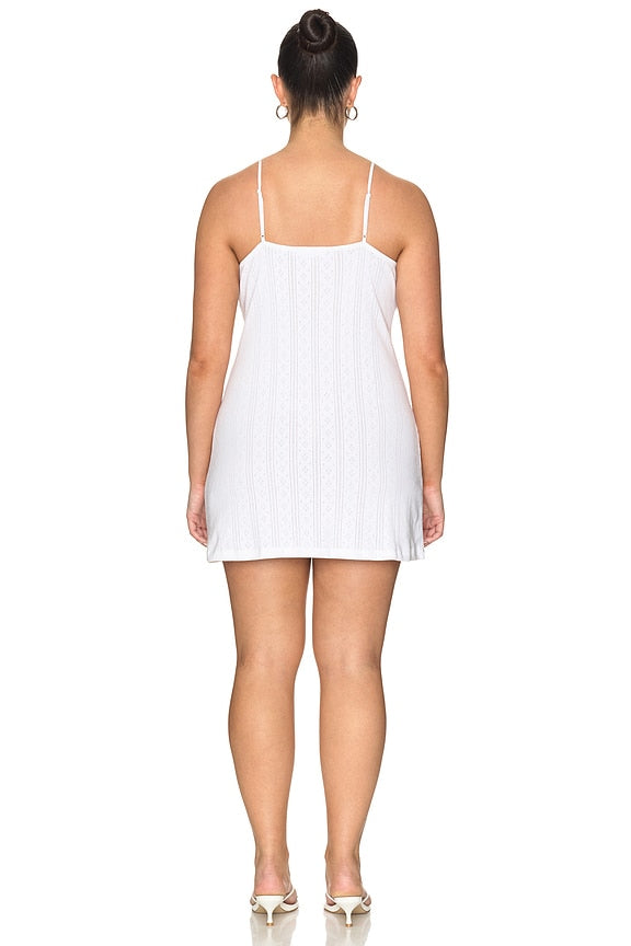 The Pointelle Mini Dress