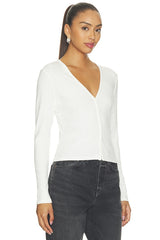 The Rib V Neck Cardigan