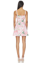 Whitney Floral Linen Dress
