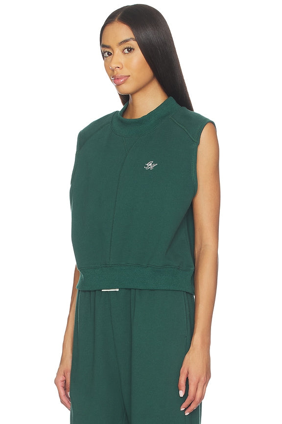 Mock Neck Sleeveless Top