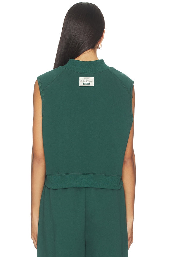 Mock Neck Sleeveless Top