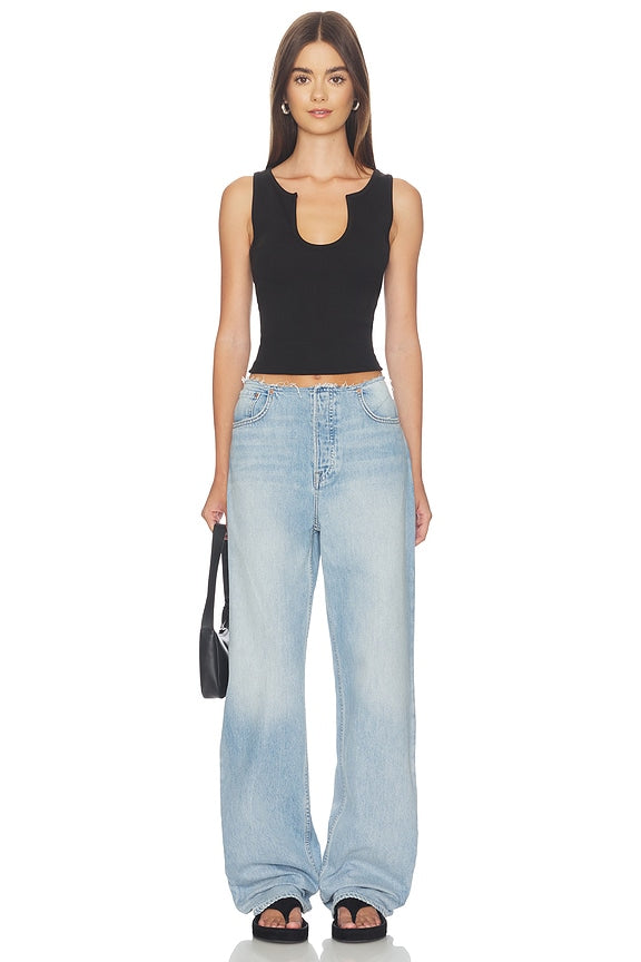 Deep U-neck Tank