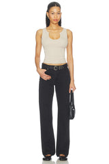 Deep U-neck Tank