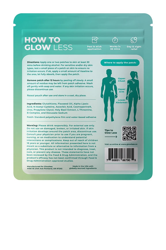 Alcohol Flush Patch 6 Pack