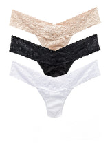 Low Rise Thong 3 Pack