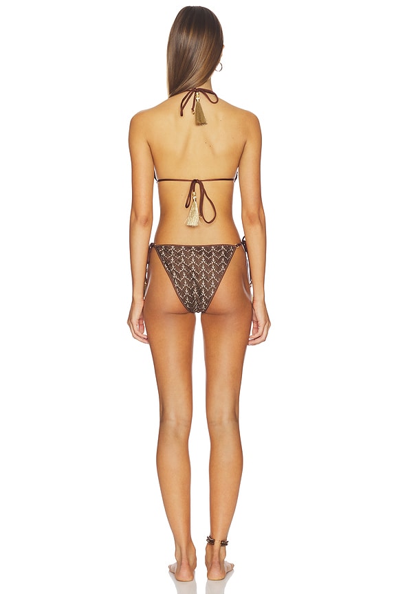 Knit Triangle Bikini Set