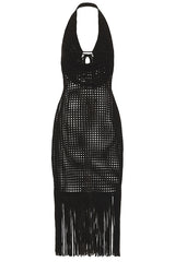 Double Two-toned Fringe Dress