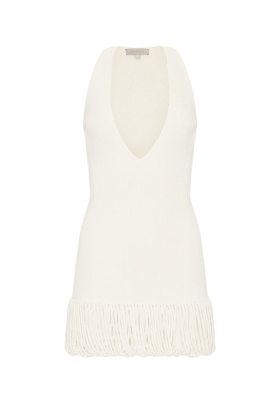 Draped Loop Mini Dress