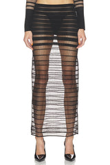 Veiled Maxi Skirt