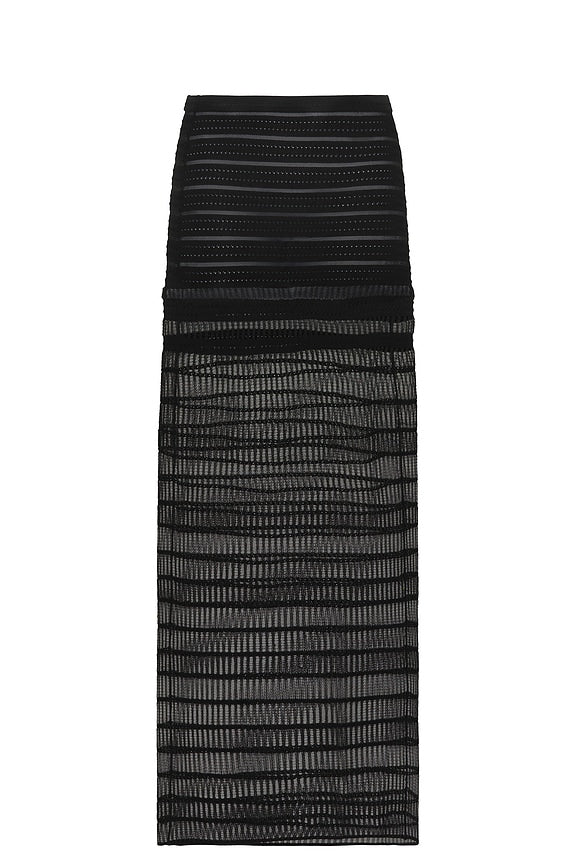 Veiled Maxi Skirt