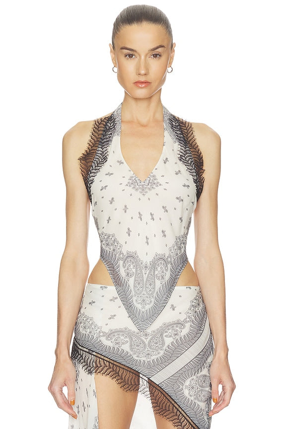 Split Bandana Top