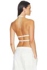Halo Pleat Halter Top