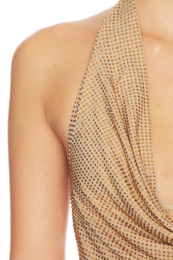 Cowl Halter Top