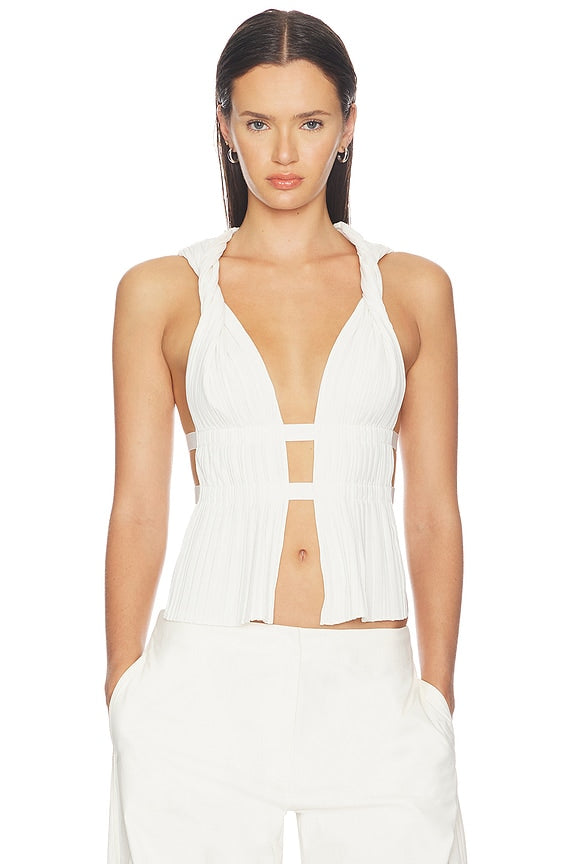 Pleated Panel Top