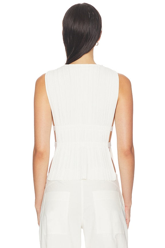 Pleated Panel Top