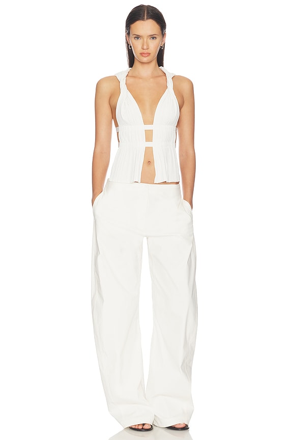 Pleated Panel Top