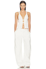 Pleated Panel Top