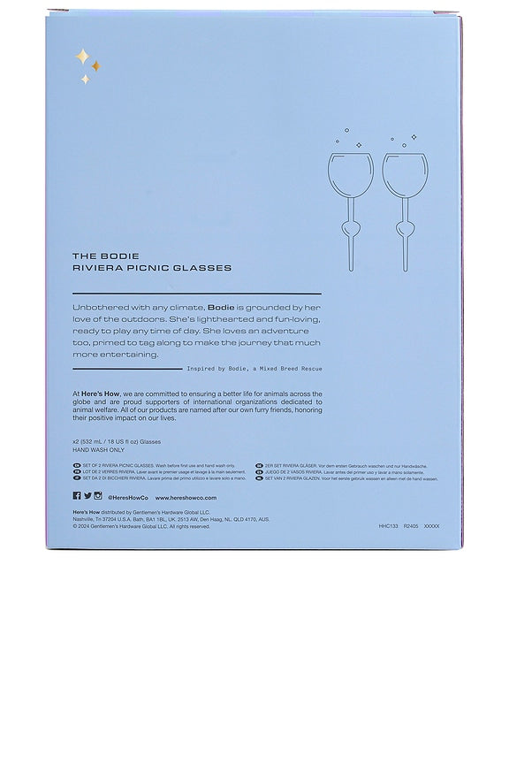The Bodie Picnic Glass Set Of 2