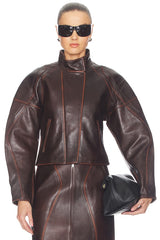 Leather Saddle Jacket