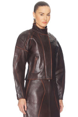 Leather Saddle Jacket