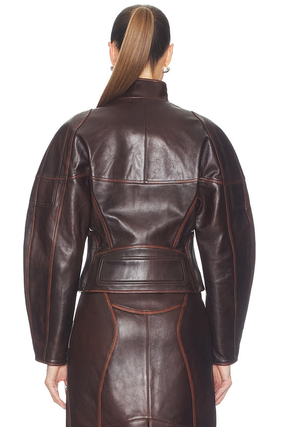 Leather Saddle Jacket