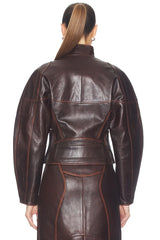 Leather Saddle Jacket