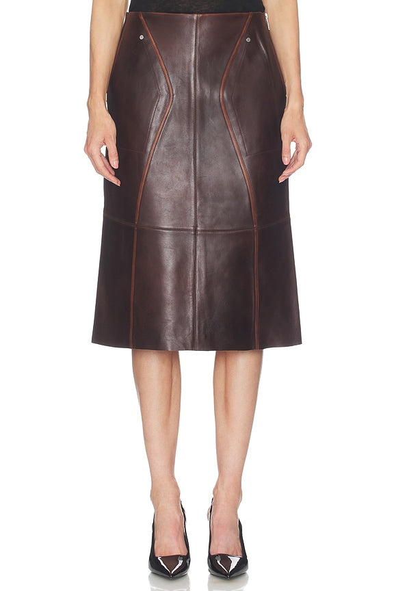 Leather Saddle Skirt