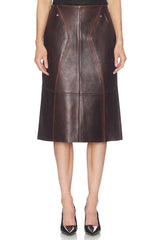 Leather Saddle Skirt