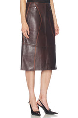 Leather Saddle Skirt