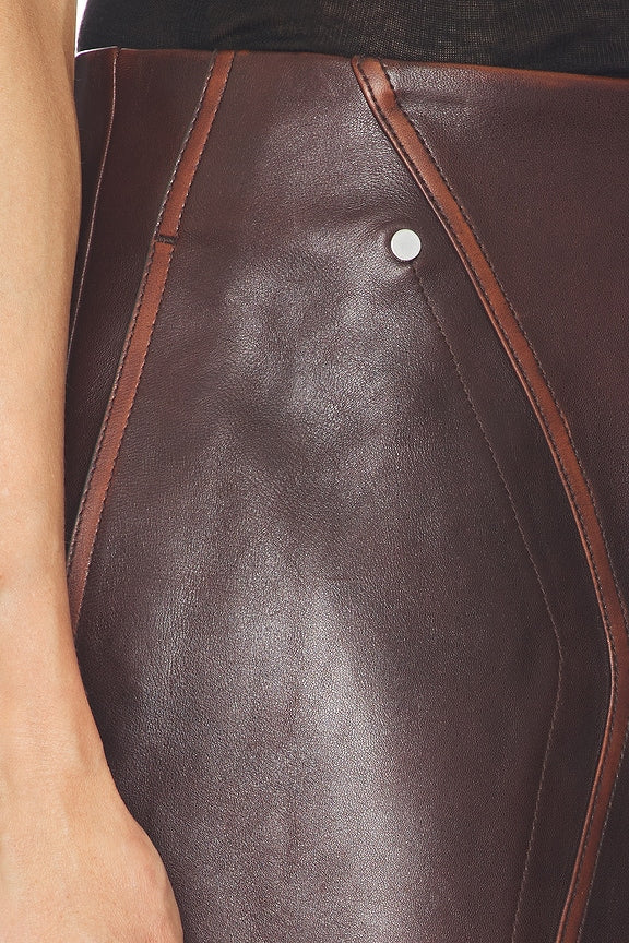 Leather Saddle Skirt
